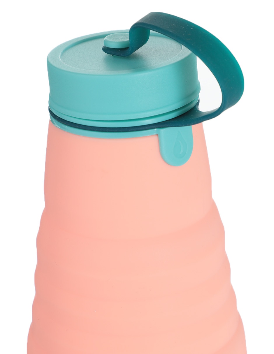 Botella de agua de plástico con tapa rosca