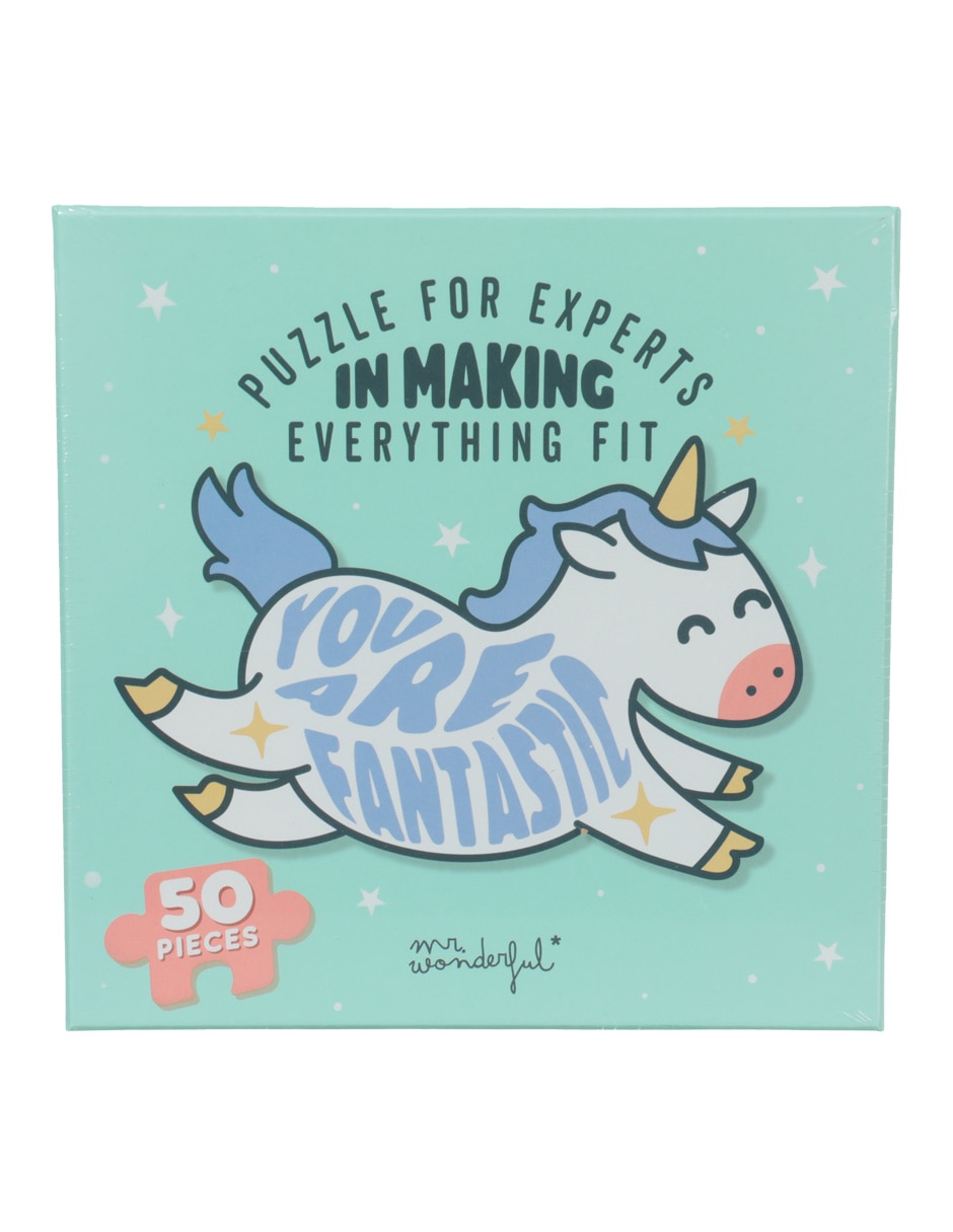 Rompecabezas Unicornio mágico Mr Wonderful 50 piezas