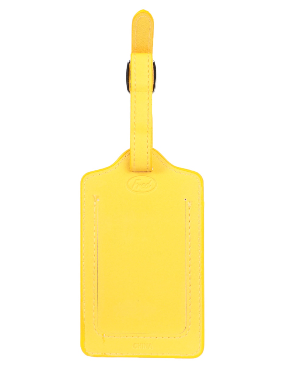 Identificador de maleta Bye Bye forma rectangular de poliéster Identificador de maleta Bye Bye forma rectangular de poliéster