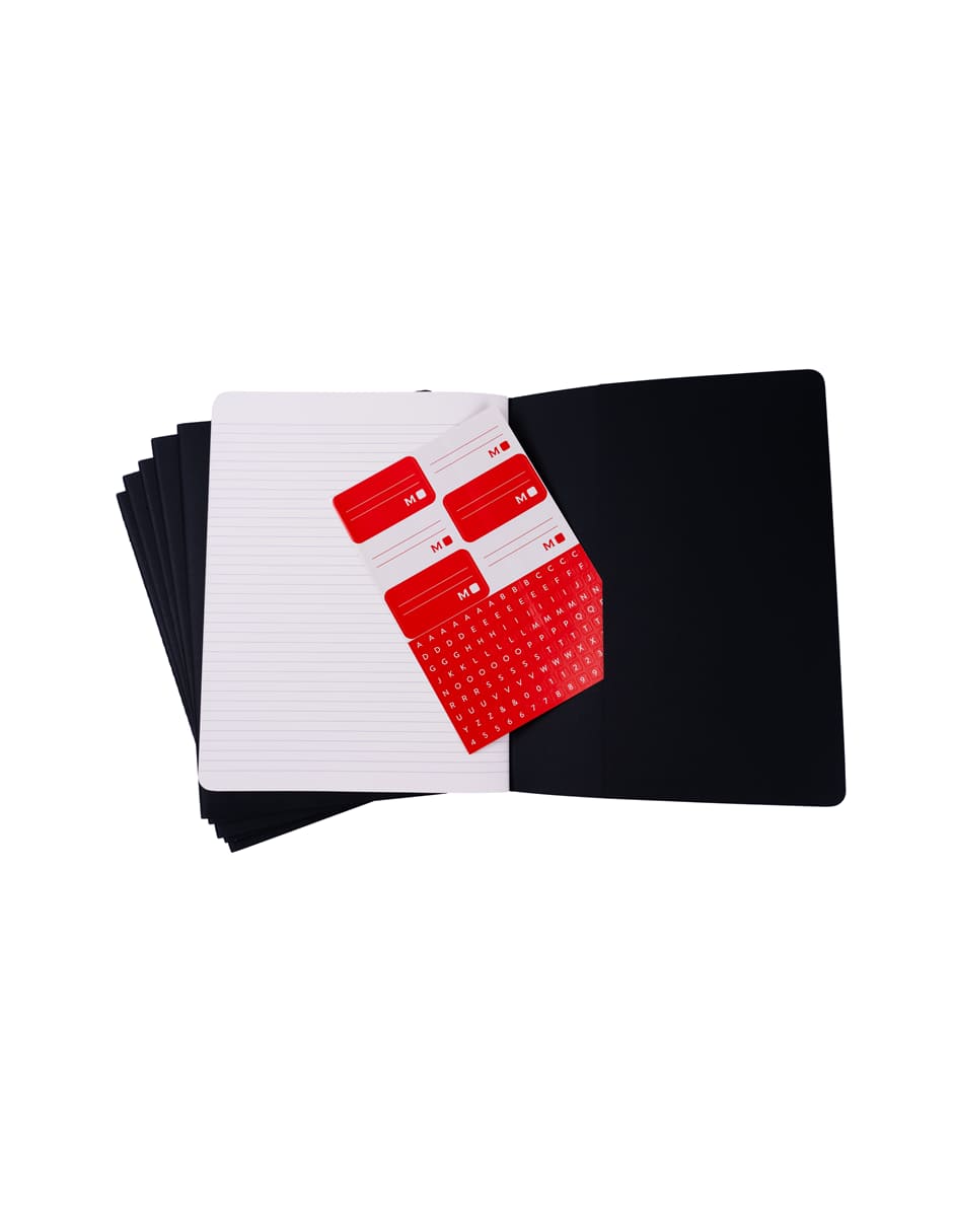Set libreta Moleskine hoja rayada
