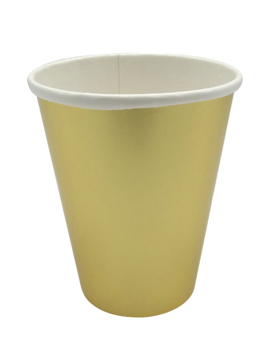 Set vasos Alegria Gold con 8 piezas