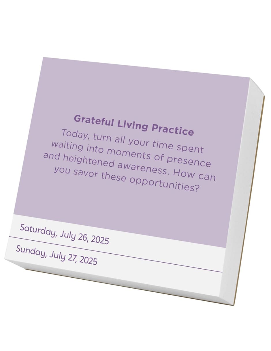 Calendario de escritorio Workman Publishing Company Grateful Living