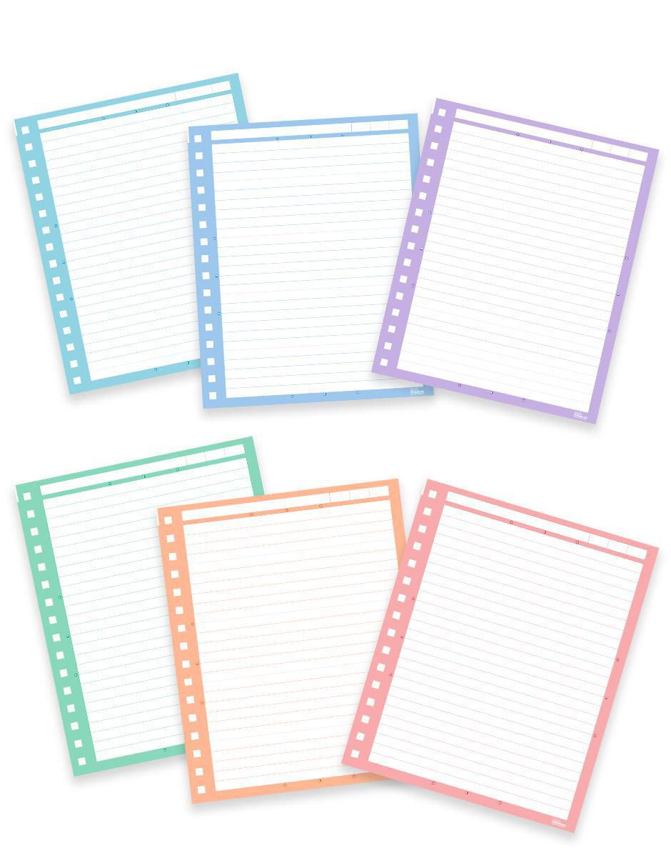 Cuaderno no aplica a rayas 2