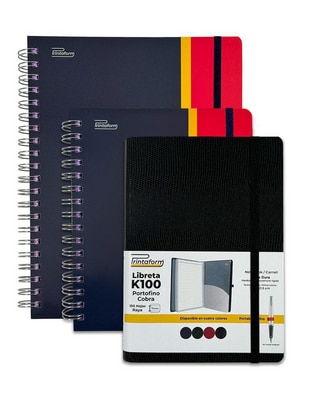 Set libreta hoja a rayas
