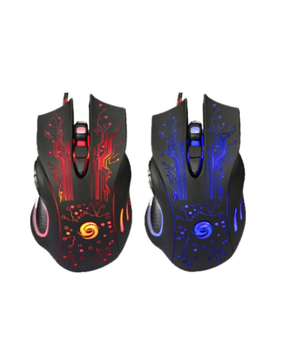Mouse Gamer Alámbrico glowknight mxglo-001 2