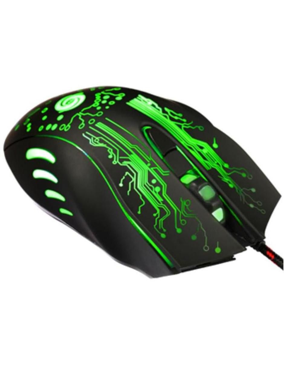 Mouse Gamer Alámbrico glowknight mxglo-001 3