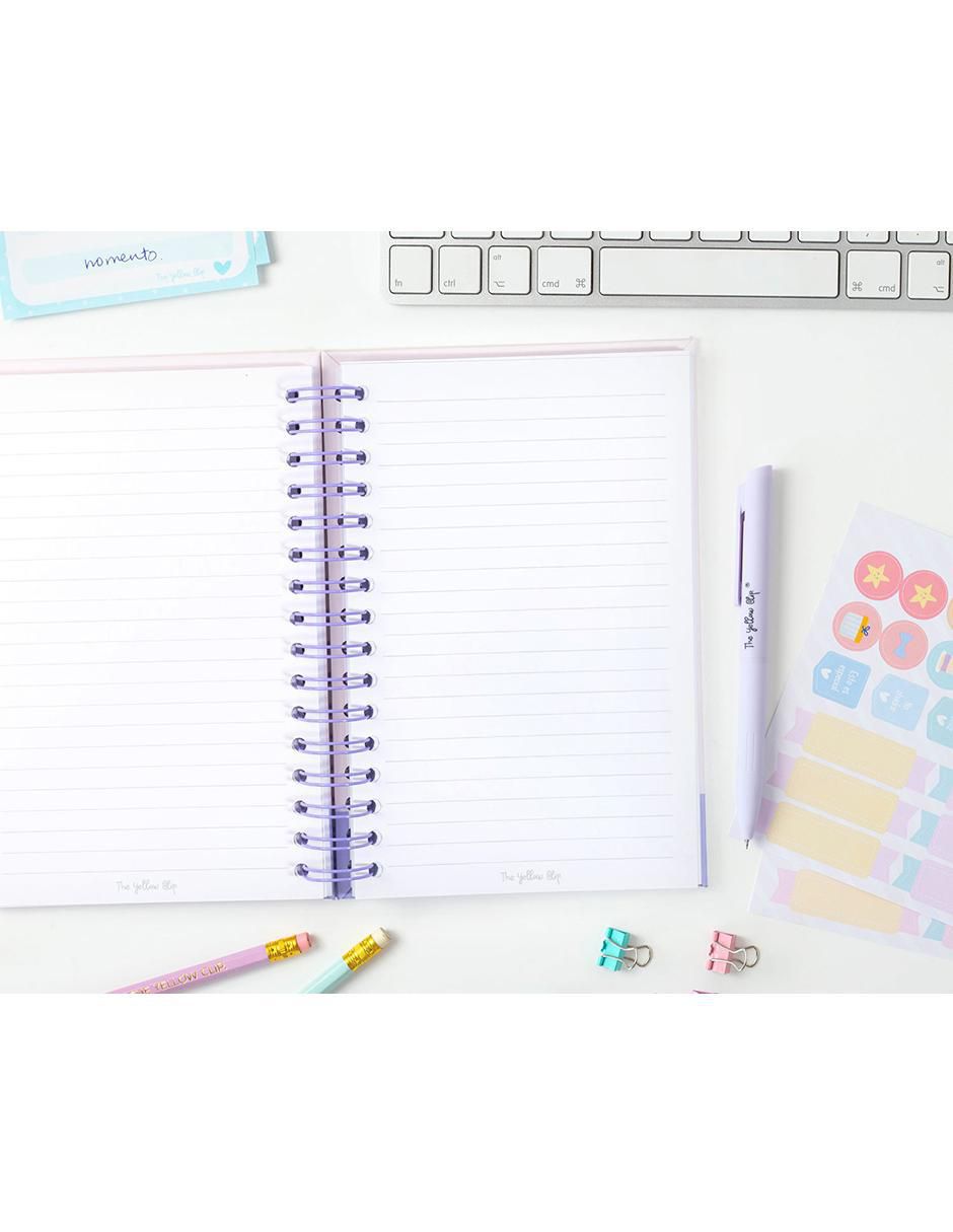 Cuaderno hoja a rayas y blanca 5