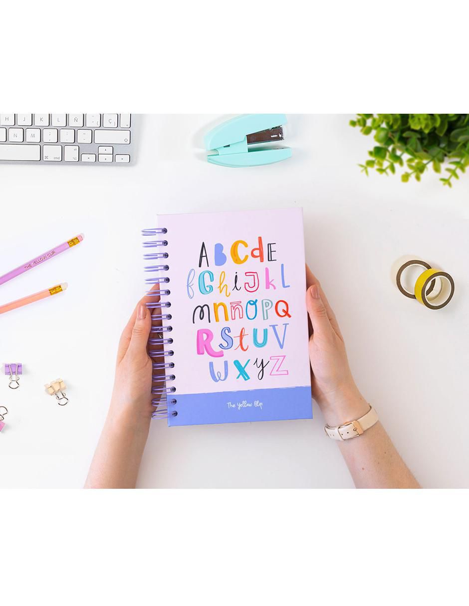 Cuaderno hoja a rayas y blanca