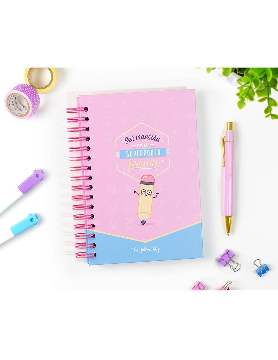 Cuaderno hoja a rayas y blanca 6