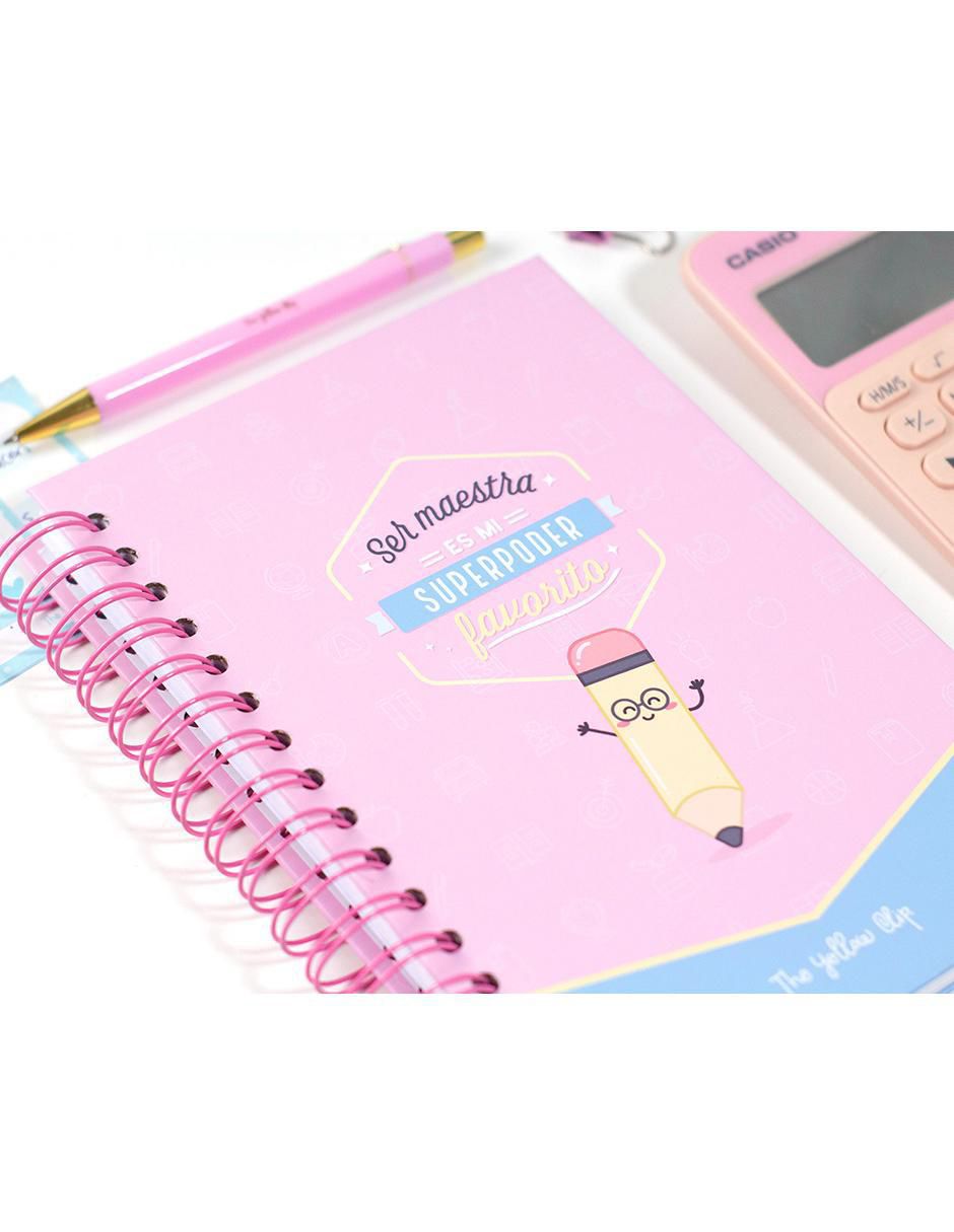 Cuaderno hoja a rayas y blanca