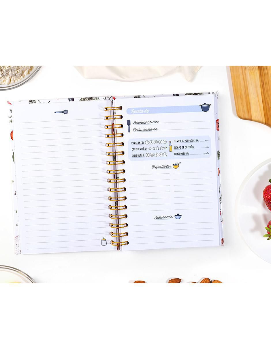 Libreta para recetas