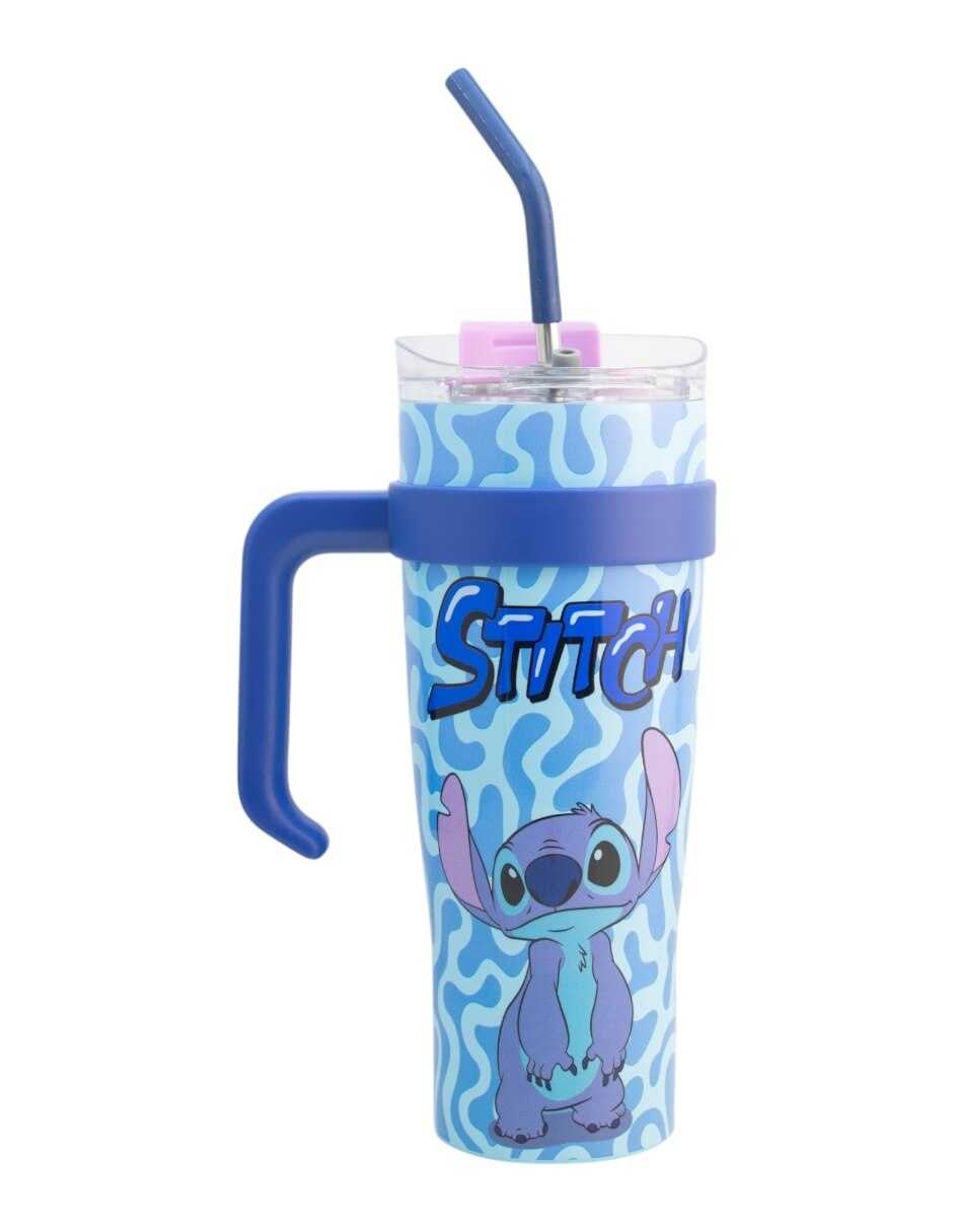 Termo de acero inoxidable Stitch con tapa rosca 2