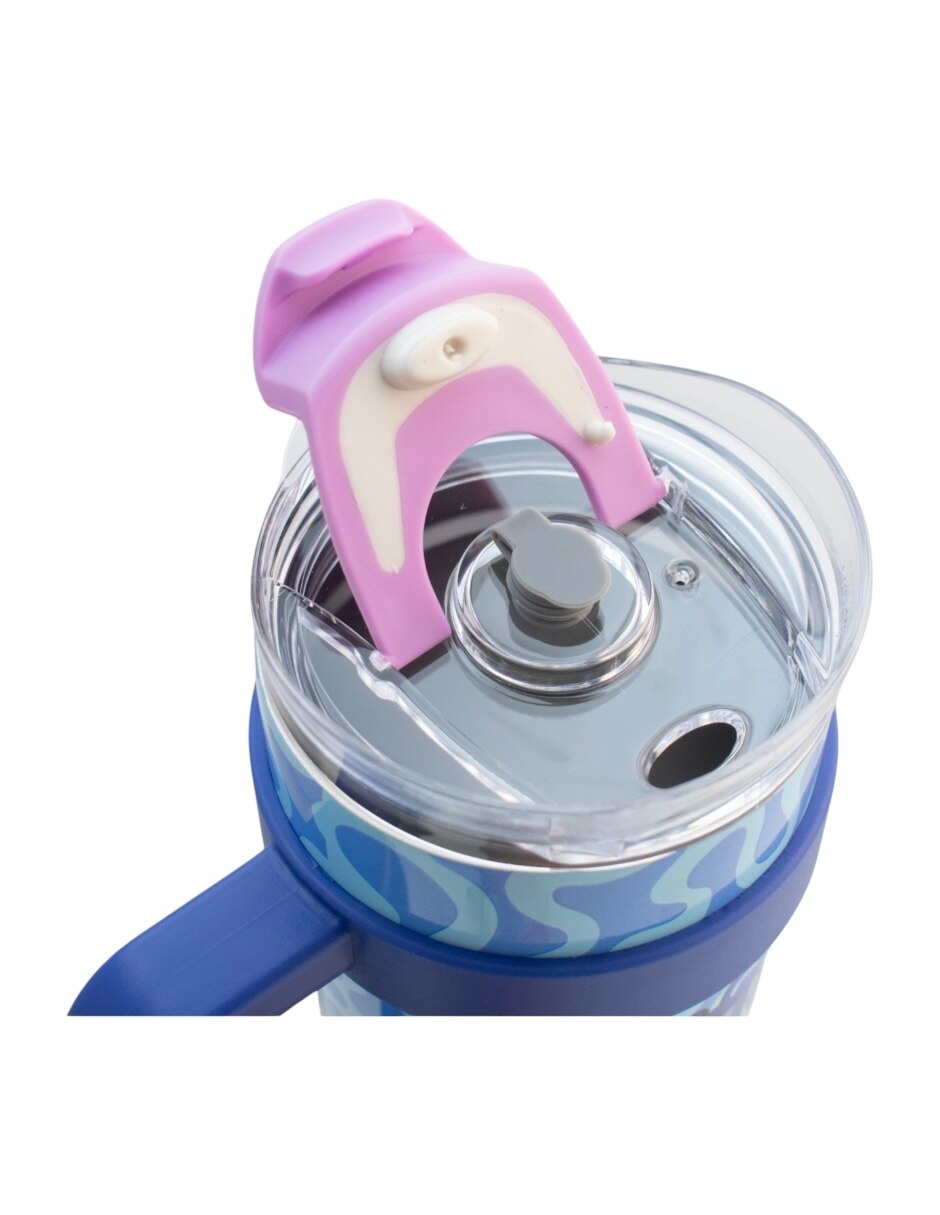 Termo de acero inoxidable Stitch con tapa rosca 4