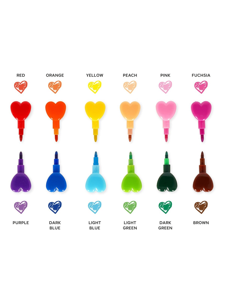 Crayolas legami extraordinary stationery 12 piezas