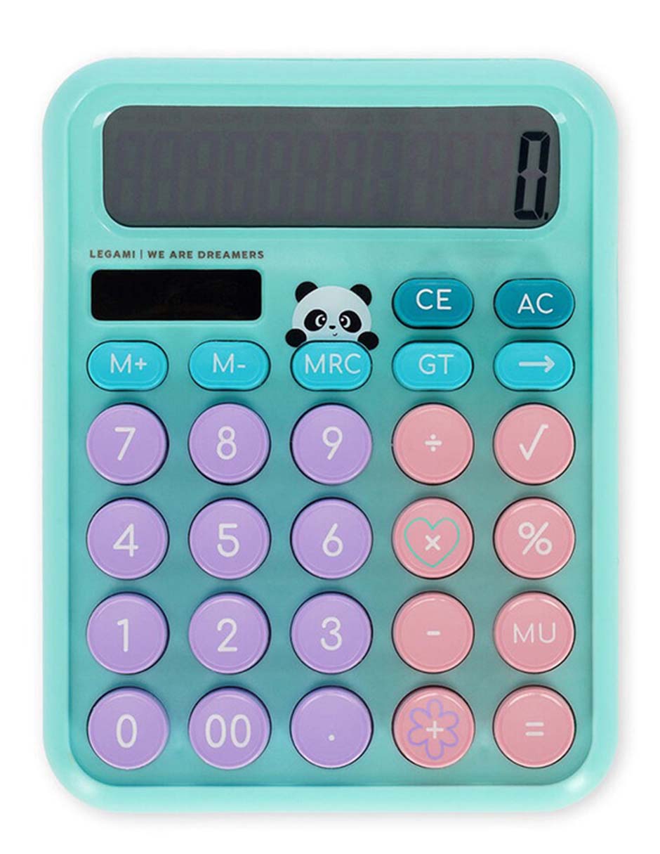 Calculadora panda legami extraordinary stationery juego didáctico para niña