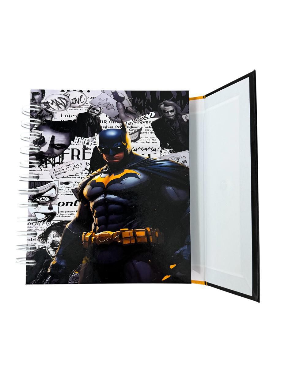 Libreta Luxo Mx Batman a rayas