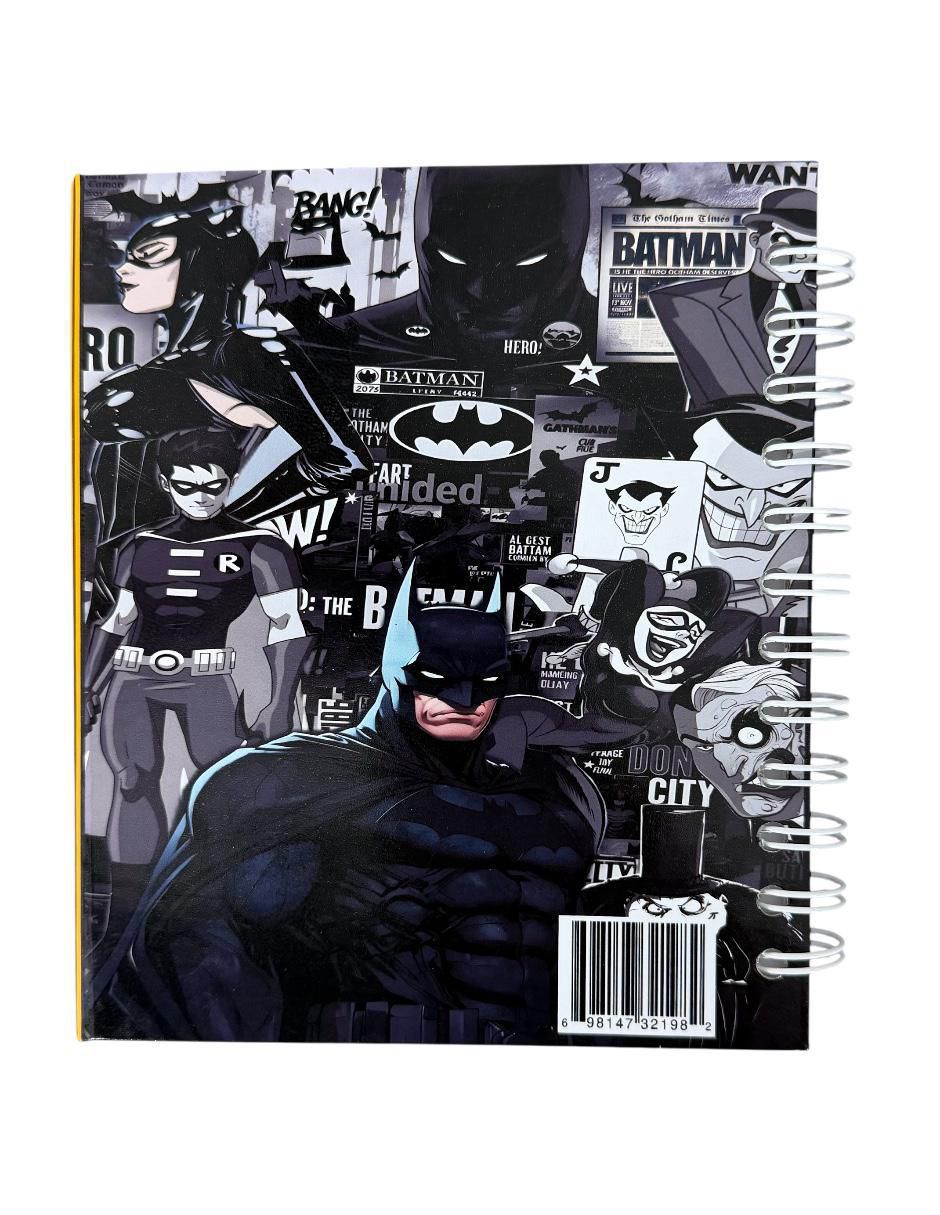 Libreta Luxo Mx Batman a rayas