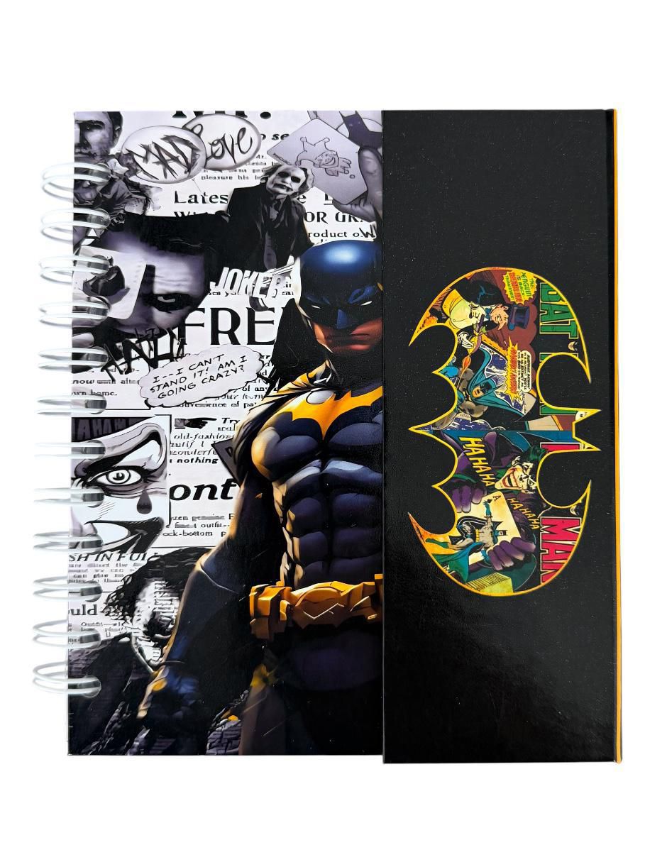 Libreta Luxo Mx Batman a rayas