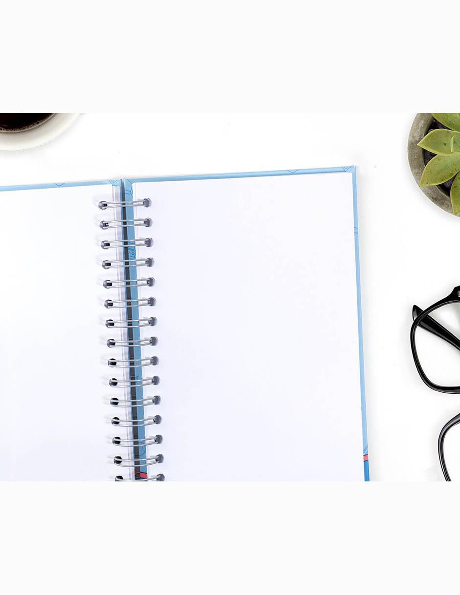 Cuaderno The Yellow Clip a rayas y blanca