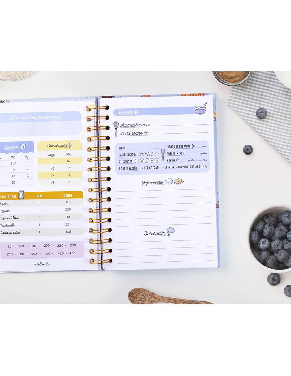 Libreta para recetas The Yellow Clip