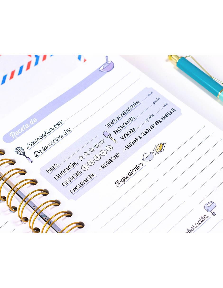 Libreta para recetas The Yellow Clip