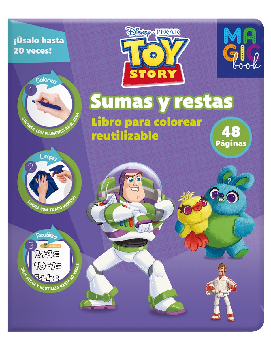 Libro mágico Toy Story Sumas