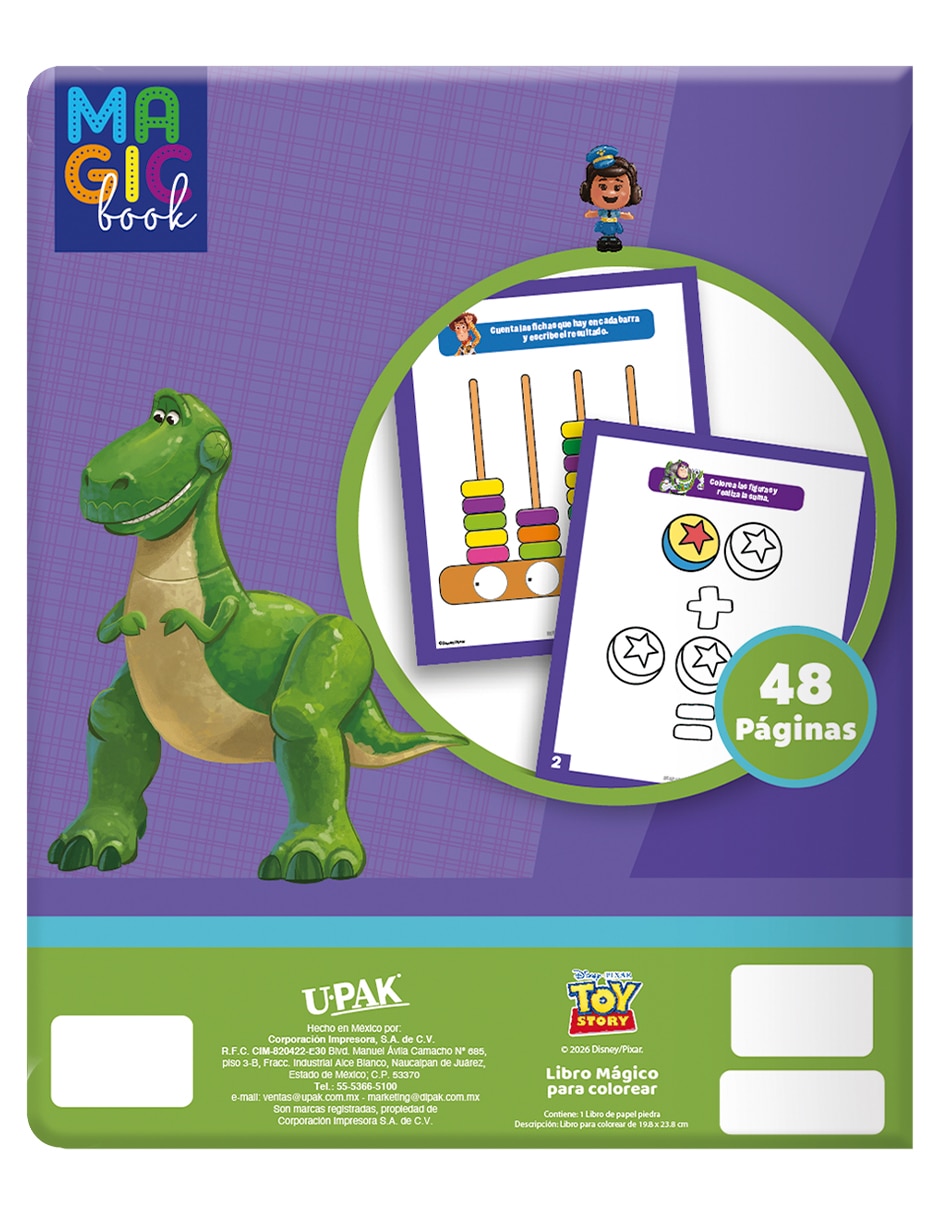 Libro mágico Toy Story Sumas 2