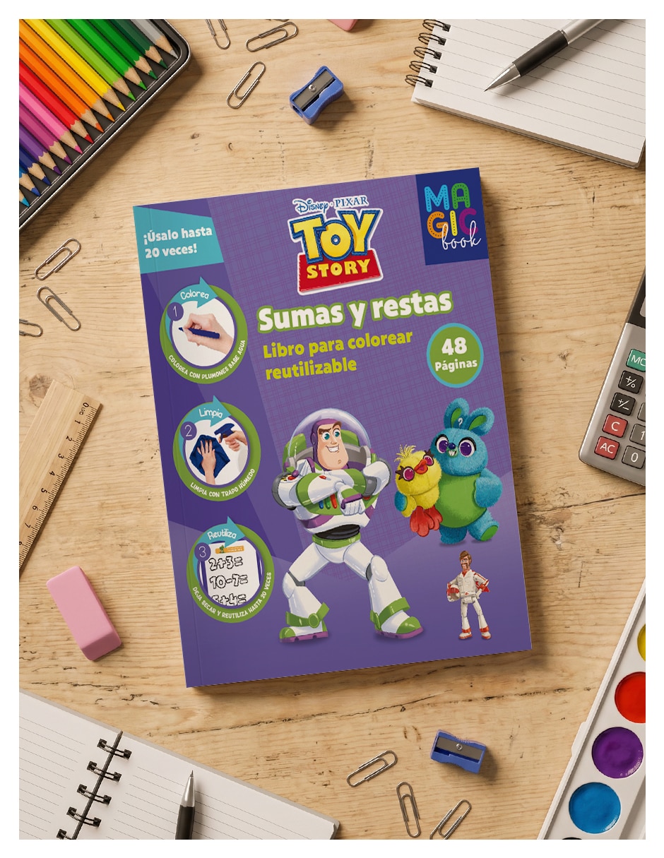 Libro mágico Toy Story Sumas 3