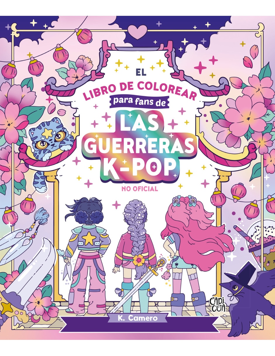Libro de colorear para fans de las guerreras k-pop 1