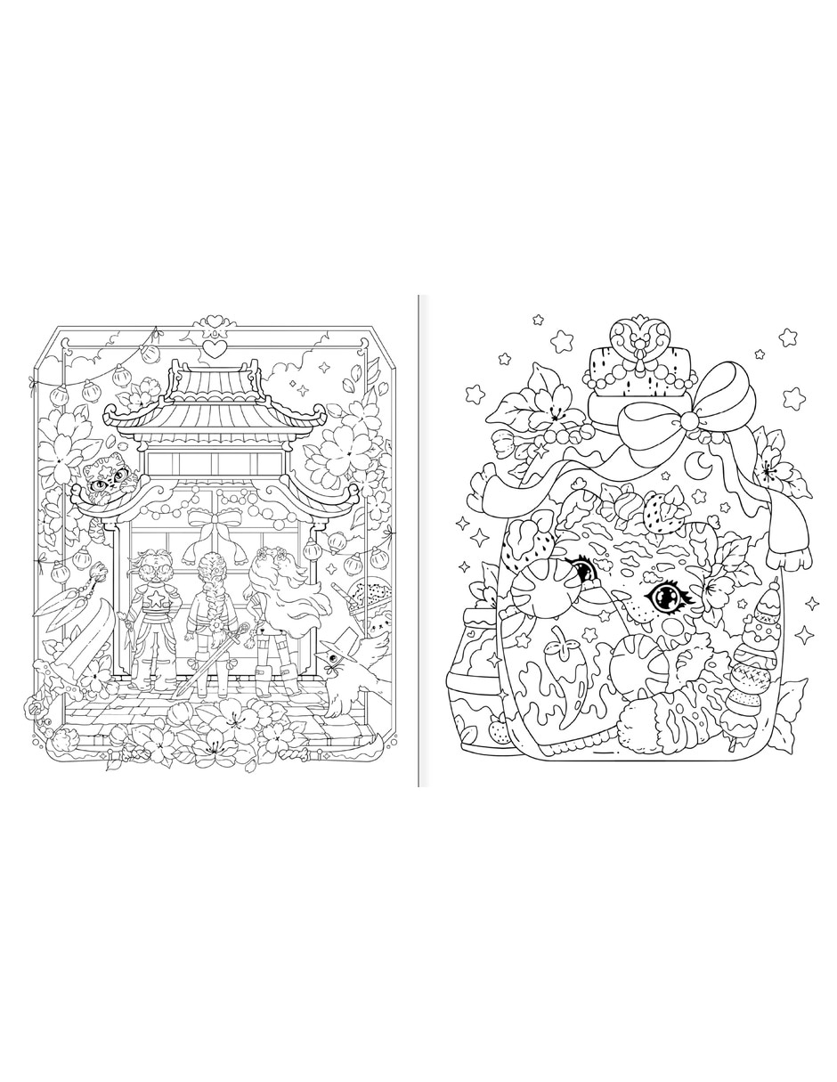 Libro de colorear para fans de las guerreras k-pop 4