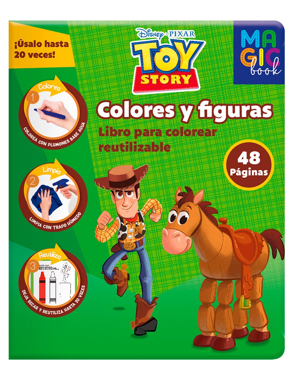 Libro colorear Libro mágico Toy Story Colores Libro colorear Libro mágico Toy Story Colores
