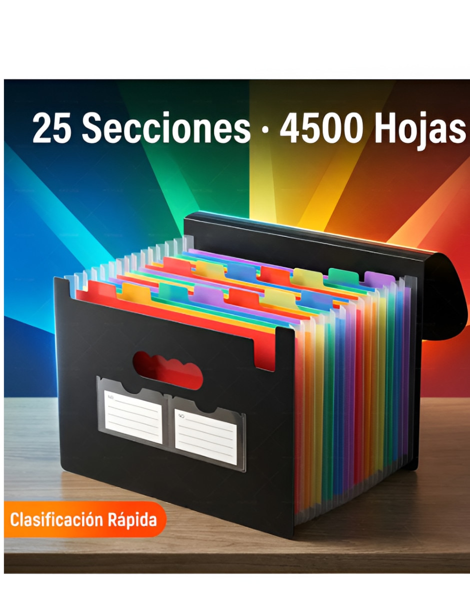 Porta documentos con botón 3
