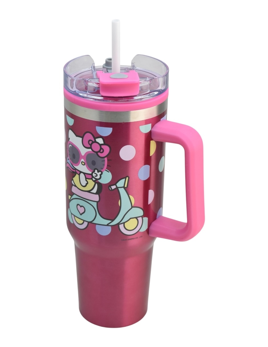 Termo de acero inoxidable con tapa rosca 1.2 L 2
