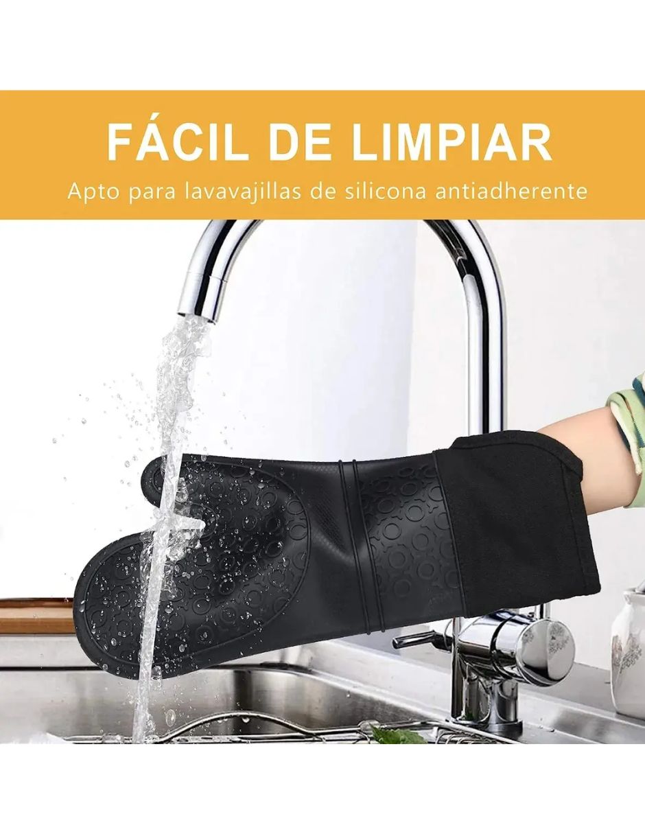 Guantes horno de silicón