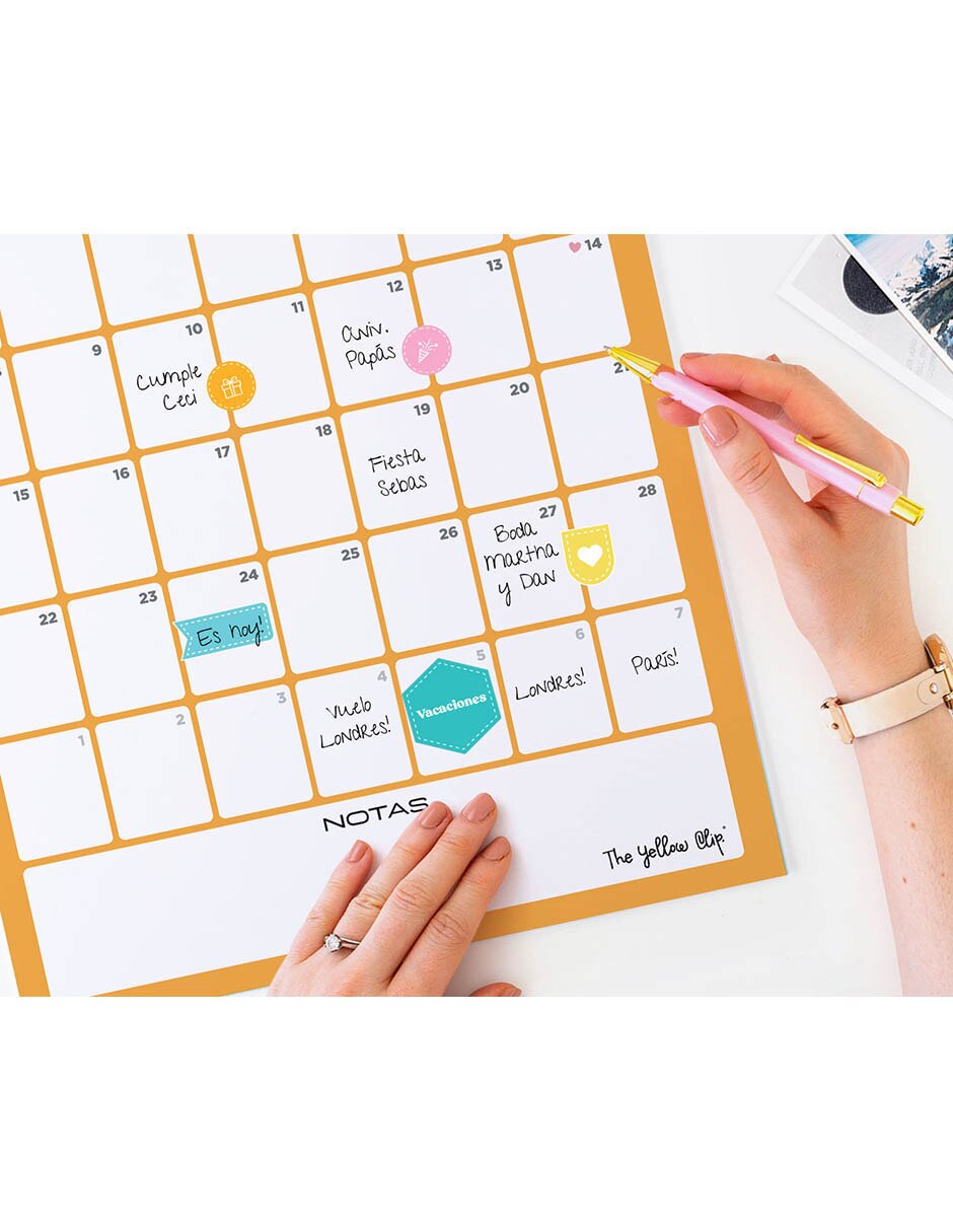 Calendario de pared pared 6