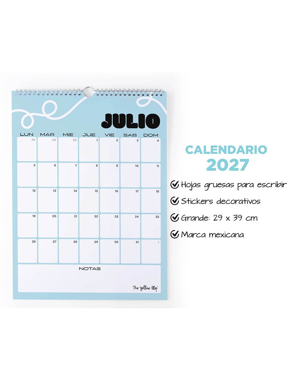 Calendario de pared pared 8