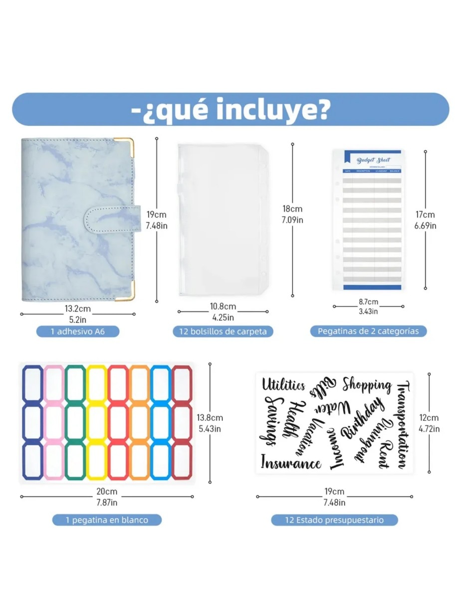 Carpeta con broche Friends Liso de Tela 4