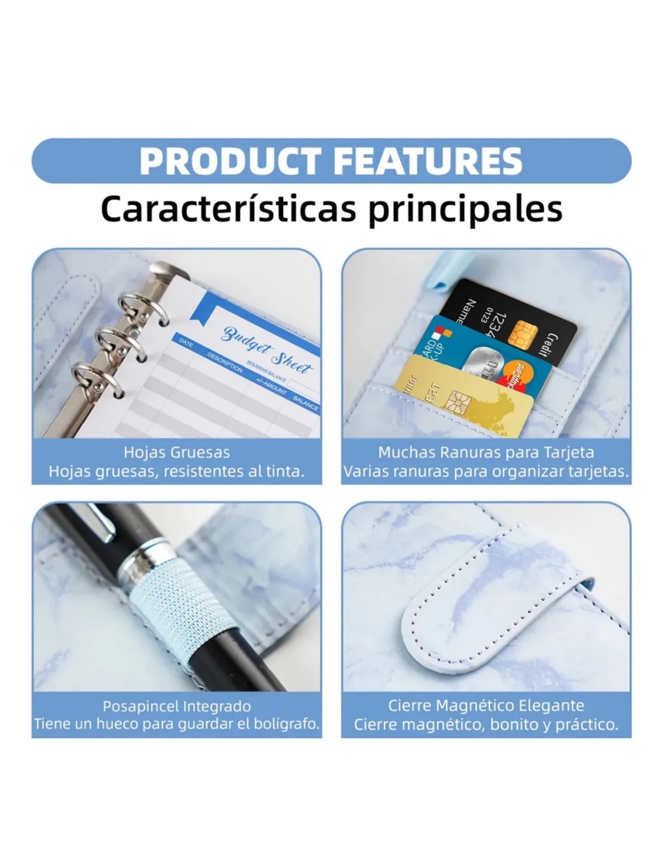 Carpeta con broche Friends Liso de Tela 3