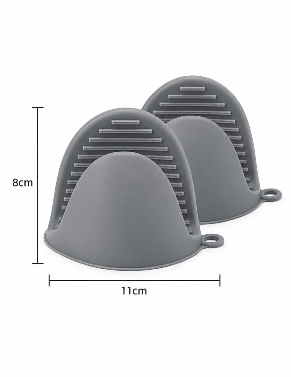 Guantes horno de Silicón 8