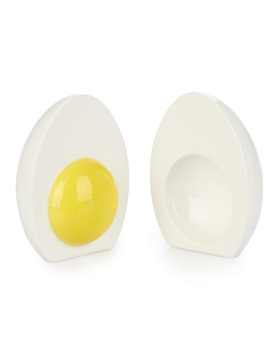 Salero y pimentero de porcelana