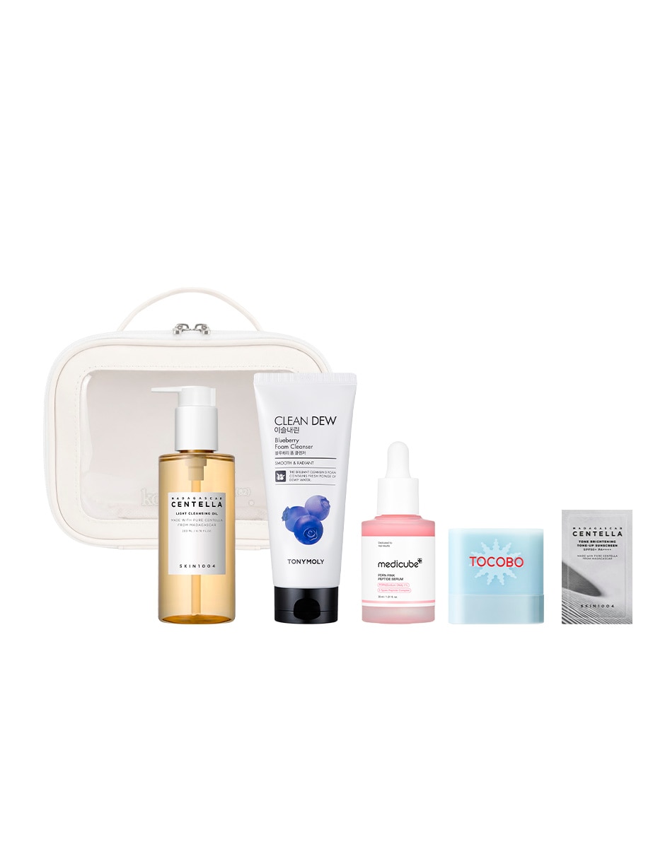 Kit skincare plástico