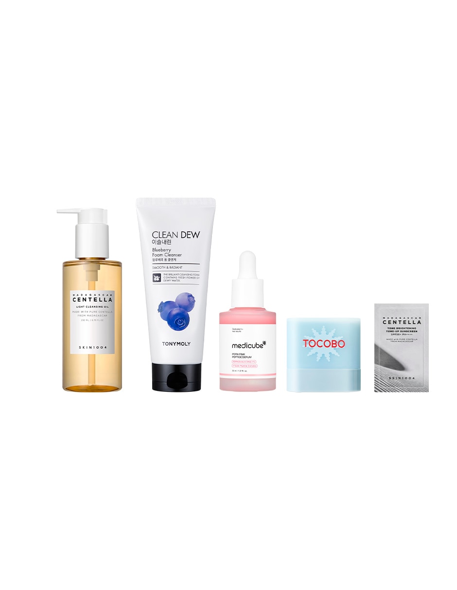 Kit skincare plástico